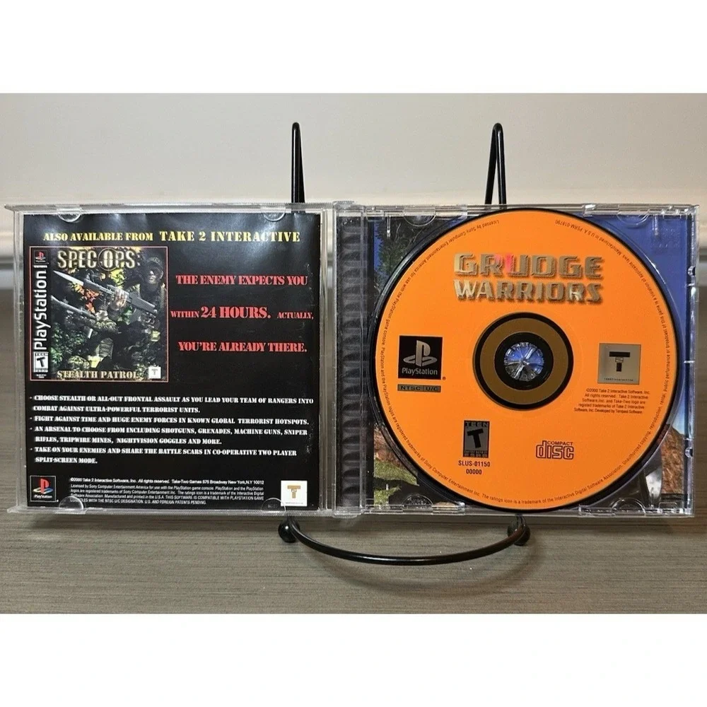 PS1 Games - Slamscape CIB, Grudge Warriors CIB, Tink Tank (Disc Only)